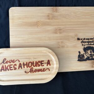 Hout gepersonaliseerd